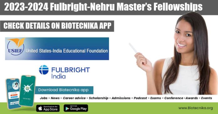 2023-2024 Fulbright-Nehru Master’s Fellowships