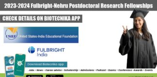 2023-2024 Fulbright-Nehru Postdoctoral Research