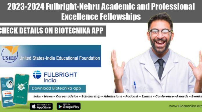 2023 Fulbright-Nehru Academic