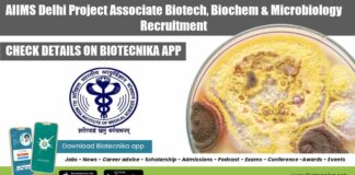 AIIMS Delhi Project Associate
