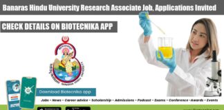 BHU RA Job