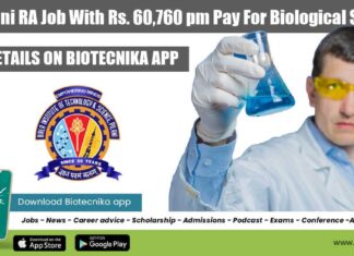 BITS Pilani RA Job