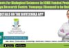 JRF Posts For Biological Sciences In ICMR Funded Project at Yenepoya Research Centre, Yenepoya (Deemed to be University) Biological Sciences JRF Postss