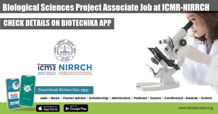 Biological Sciences Job at NIRRCH,