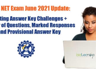 CSIR-NET 2021 Answer Key Challenges + Provisional Answer Key