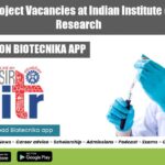 CSIR-IITR Project Vacancies