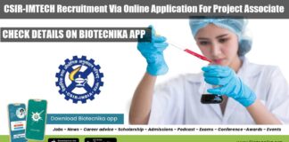 CSIR-IMTECH Recruitment