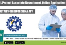 CSIR-NCL Project Associate Recruitment, Online Application Process CSIR-NCL Pune PhD Job