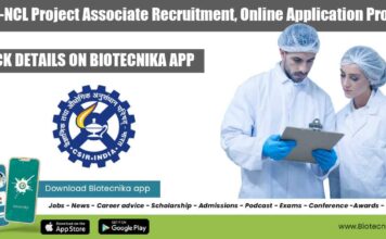 CSIR-NCL Pune PhD Job