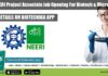 CSIR-NEERI Project Associate Job Opening For Biotech & Microbiology CSIR-NEERI Project Associate Job Opening