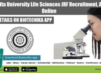 Calcutta University Life Sciences