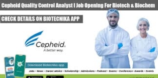 Cepheid QC Analyst Job