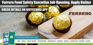 Ferrero Food Safety Executive