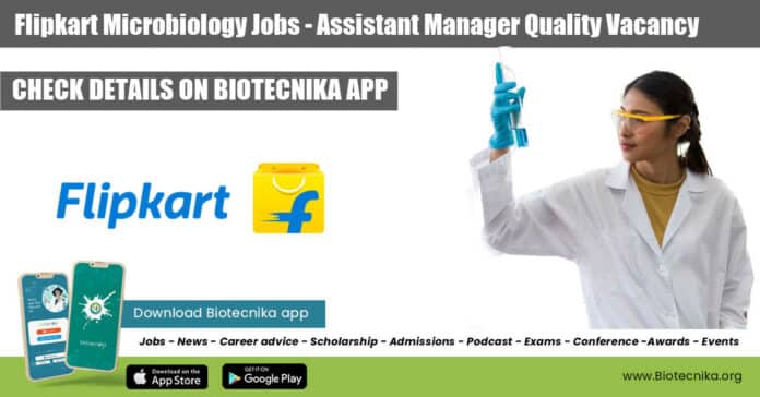 Flipkart Microbiology Jobs