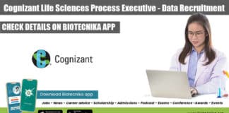 Cognizant Data Executive Jobs For Life Sciences