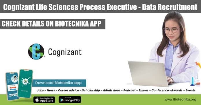 Cognizant Data Executive Jobs For Life Sciences