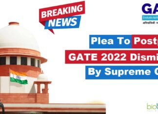 GATE 2022 Not Postponed - Plea To Postpone GATE 2022 Dismissed