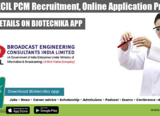 Govt BECIL PCM Recruitment