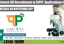 Govt Biotech JRF Recruitment at CIPET, Applications Invited Govt Biotech JRF Recruitment at CIPET