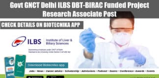 Govt Delhi Research Job