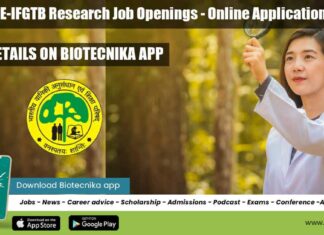 Govt ICFRE-IFGTB Research Job Openings