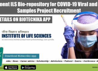 Govt ILS PhD Research Associate