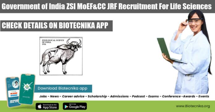 Govt ZSI Job Vacancy