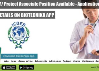 ICGEB SRF/ Project Associate Position
