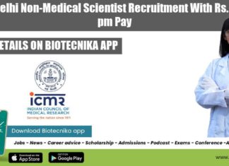 ICMR Delhi Non-Medical Scientist