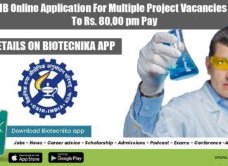 IGIB Project Vacancies