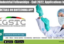 IGSTC Industrial Fellowships 2022