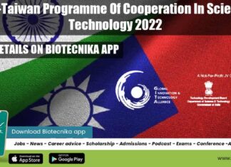 India-Taiwan Programme Of Cooperation