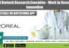 L’Oreal Biotech Research Executive – Work In Research & Innovation LOreal Biotech Research Executive - Work In Research & Innovation