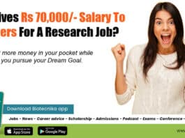 High-Paying Freshers Research Job