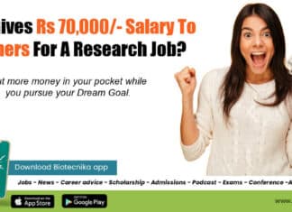 High-Paying Freshers Research Job