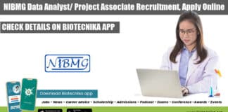 NIBMG Data Analyst Job