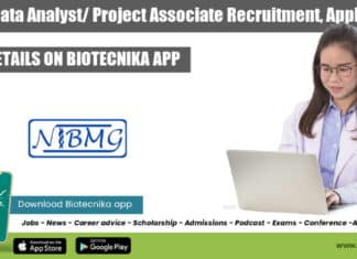 NIBMG Data Analyst Job