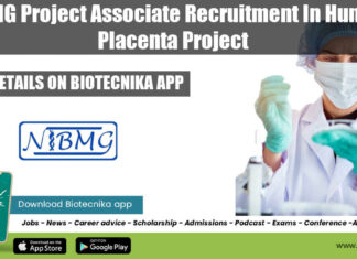 NIBMG Project Associate Recruitment