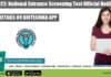 NEST 2022: National Entrance Screening Test Official Notification NEST 2022 - National Entrance Screening Test