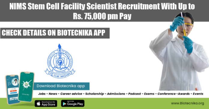 NIMS Stem Cell Facility