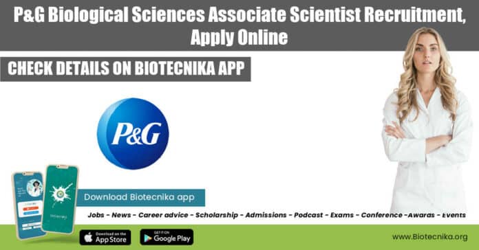 P&G Biological Sciences Associate