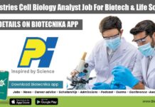 PI Industries Cell Biology Analyst Job For Biotech & Life Sciences PI Industries Cell Biology