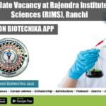 Project Associate Post at Rajendra