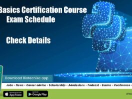Python Basics Certification Course Exam Schedule - Check Details