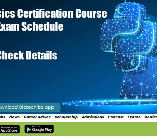 Python Basics Certification Course Exam Schedule - Check Details