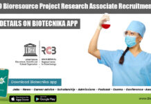Covid-19 Bioresource Project Research Associate Recruitment at RCB RCB Project Research Associate