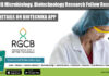 Govt RGCB Microbiology, Biotechnology Research Fellow Recruitment RGCB Microbiology JRF