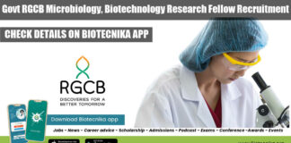 RGCB Microbiology JRF