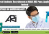 Research Students Recruitment at MACS ARI Pune, Applications Invited Research Students Recruitment
