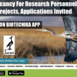 SACON Vacancy For Research
